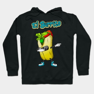 El Burrito Dabbing Funny Mexican Food Hoodie